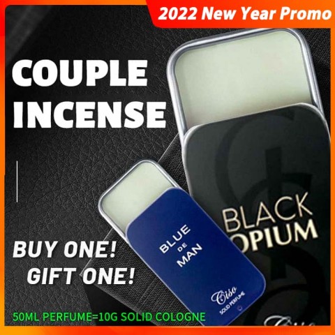 Black Opium Signature Scent Solid Perfume. Vegan and Cruelty-free.