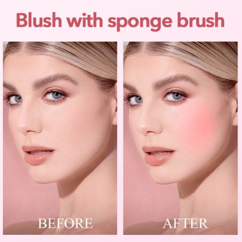 3 IN 1 Blush with sponge brush
