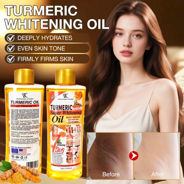 Turmeric whitening oil