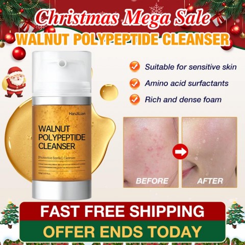 Walnut polypeptide cleanser