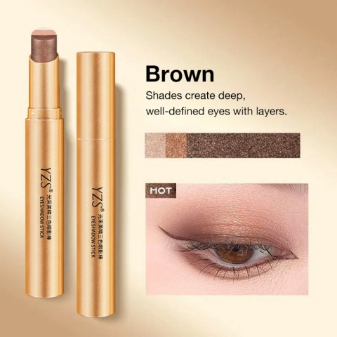 Golden Diamond Three-Color Eyeshadow Stick