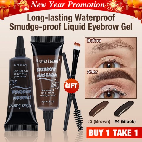 Long-lasting Waterproof Smudge-proof Liquid Eyebrow Gel