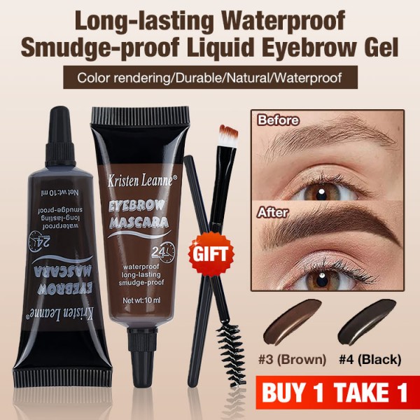 Long-lasting Waterproof Smudge-proof Liquid Eyebrow Gel