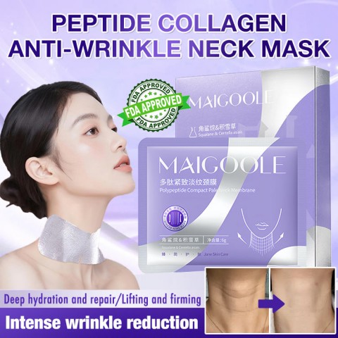 Peptide collagen anti-wrinkle neck mask