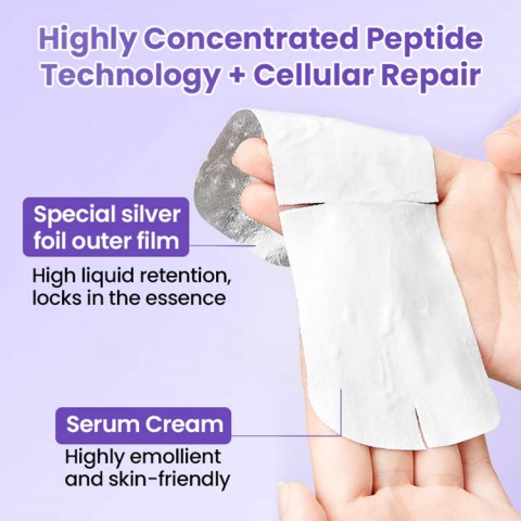 Peptide collagen anti-wrinkle neck mask