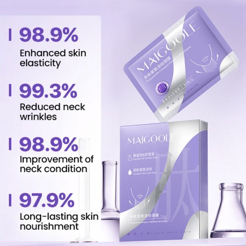 Peptide collagen anti-wrinkle neck mask