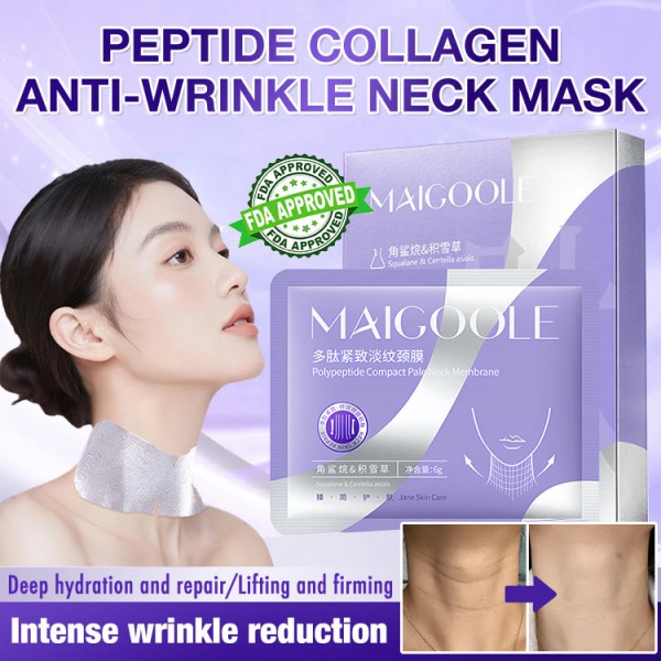 Peptide collagen anti-wrinkle neck mask