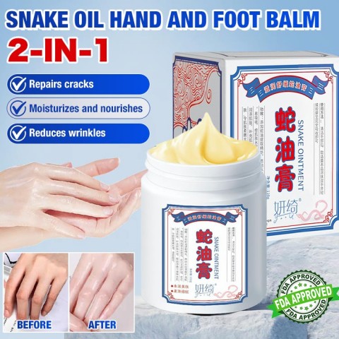 2-in-1 snake oil hand and foot balm