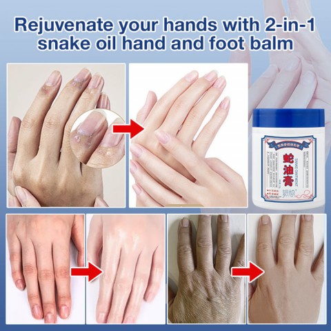 2-in-1 snake oil hand and foot balm
