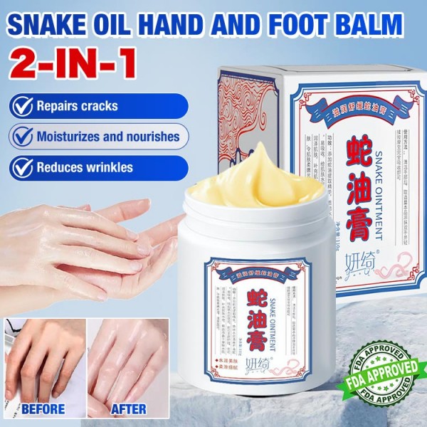 2-in-1 snake oil hand and foot balm..
