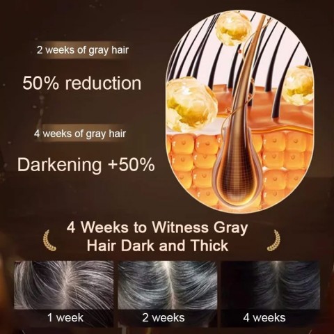 Saffron polygonum Multiflorum Black hair 3pcs Set