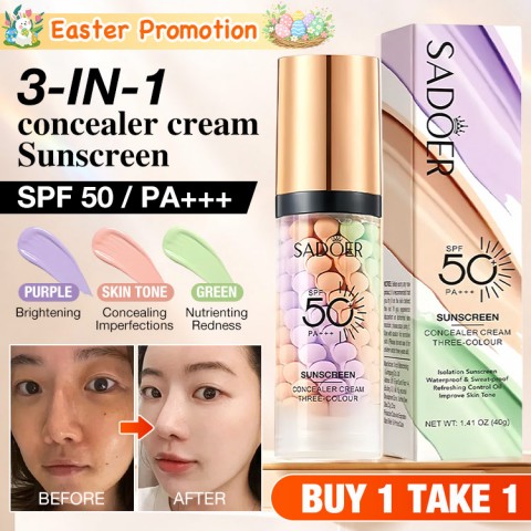 3-in-1 concealer cream Sunscreen SPF 50