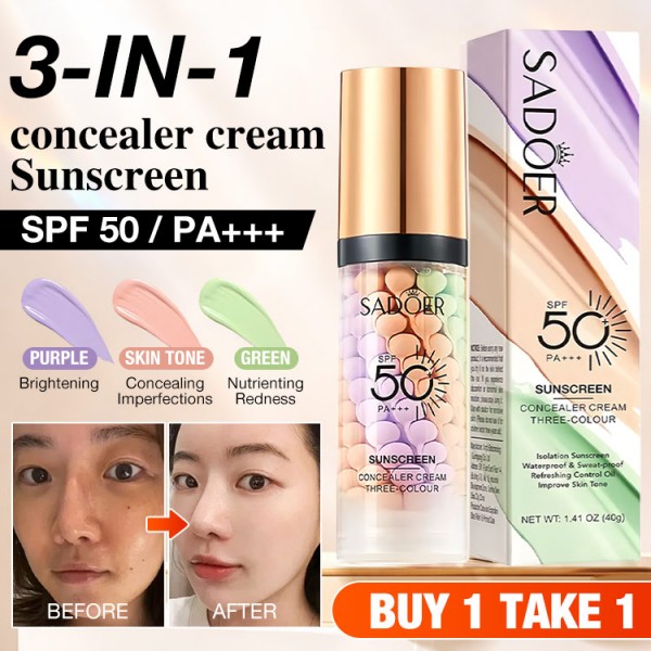 3-in-1 concealer cream Sunscreen SPF 50..
