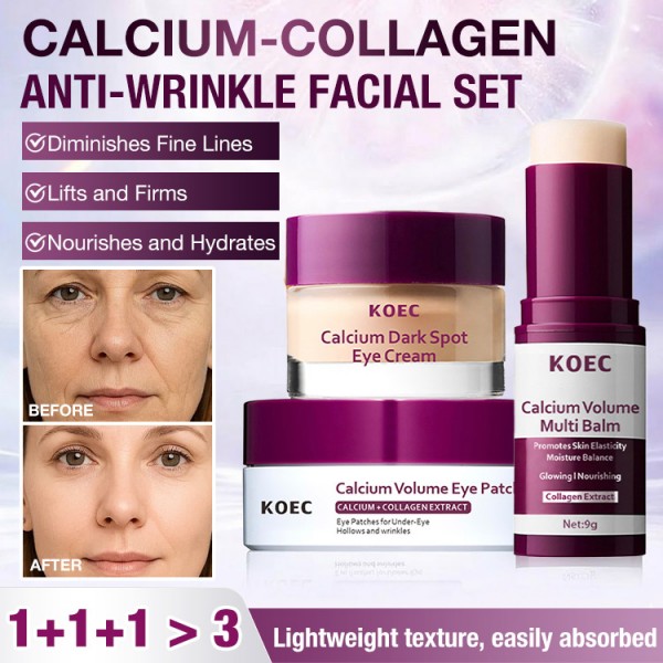 Calcium-Collagen Anti-Wrinkle Facial Set..