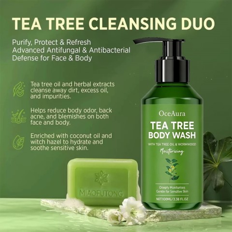 Tea Tree Antifungal Skin Care Set