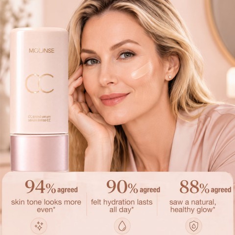 Color-correcting tinted serum