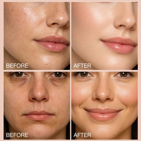 Color-correcting tinted serum