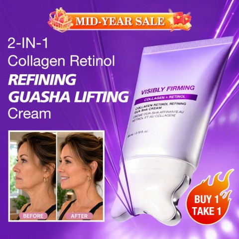 2-in-1 Collagen Retinol Refining Guasha Lifting Cream