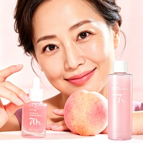 BTS 77% Peach Glass Skin Duo