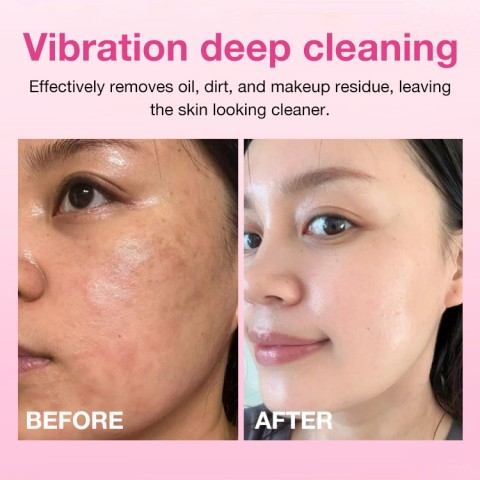 Heatable Vibrating Face Scrubber with Massage