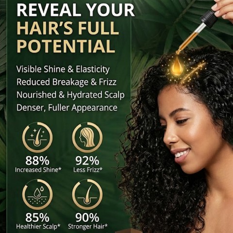 100% Organic Battanal Oil and Rosemary Hair Oil