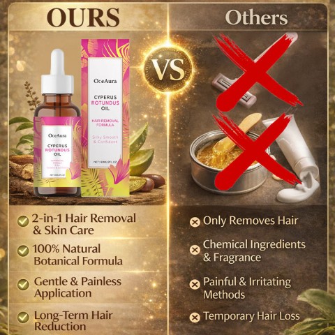 Natural Cyperus Rotundus Hair Removal Oil