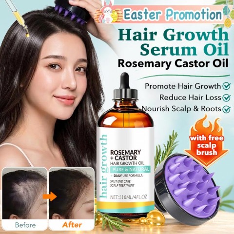 Rosemary Castor Oil Hair Growth Serum Oil