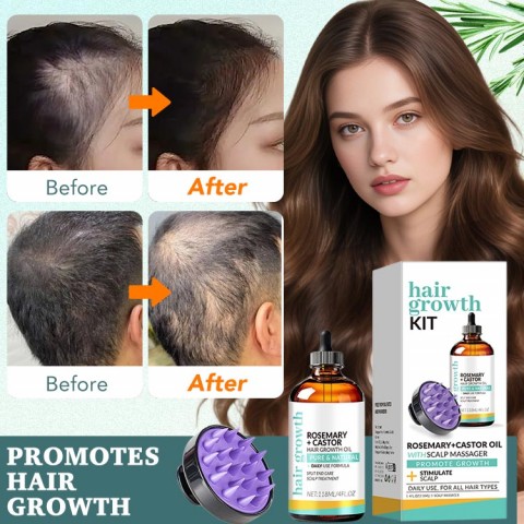 Rosemary Castor Oil Hair Growth Serum Oil