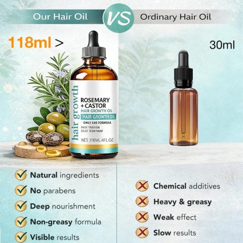 Rosemary Castor Oil Hair Growth Serum Oil