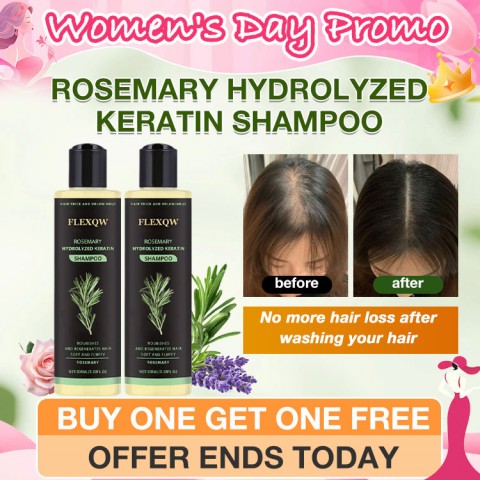 Rosemary hydrolyzed keratin shampoo
