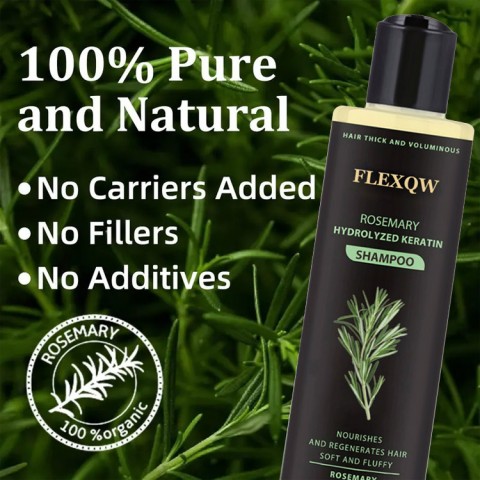Rosemary hydrolyzed keratin shampoo