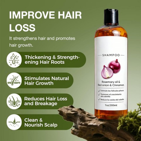 Rosemary Red Onion Cinnamon Shampoo