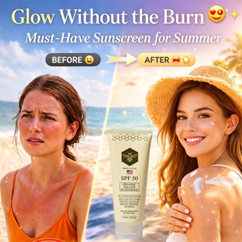Organic Tallow Sunscreen SPF50