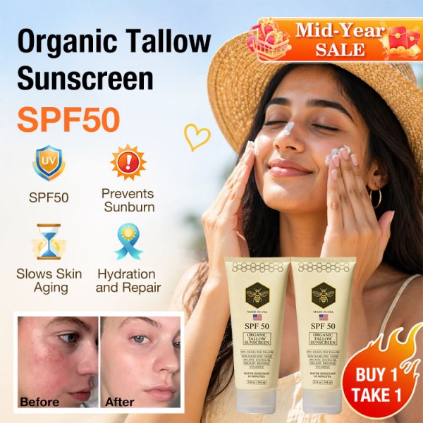 Organic Tallow Sunscreen SPF50..