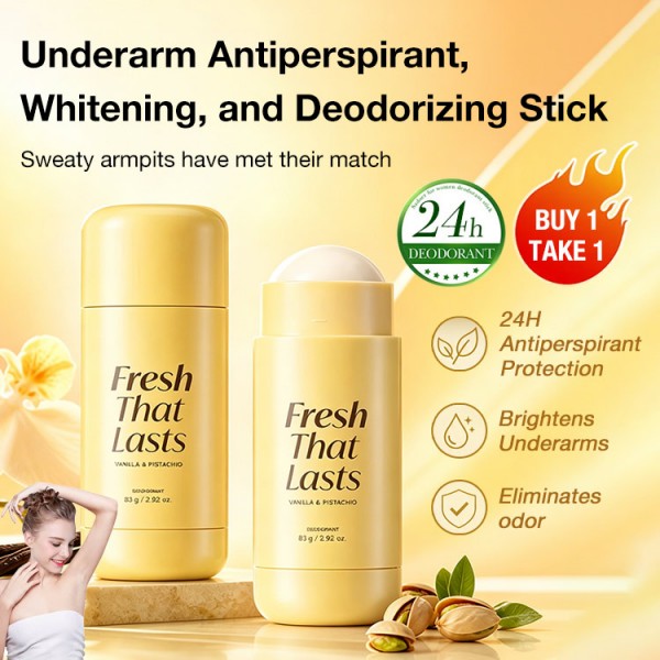 Underarm Antiperspirant, Whitening, and Deodorizing Stick