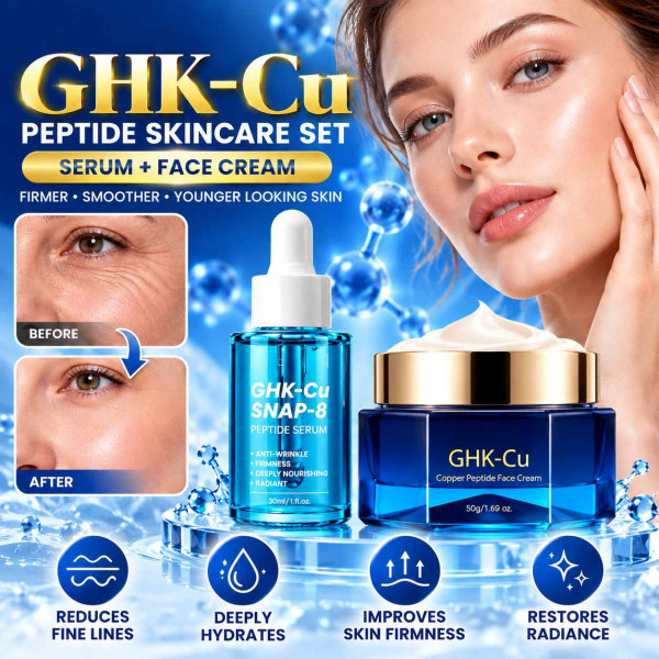 Blue Copper Peptide Cream & Serum Set..