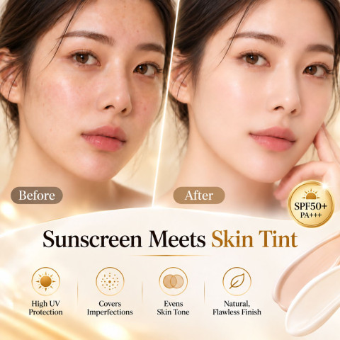 ELLEN ELLA SKIN-MATCH ADAPTIVE SUNSCREEN · SPF50+ PA+++ 33g