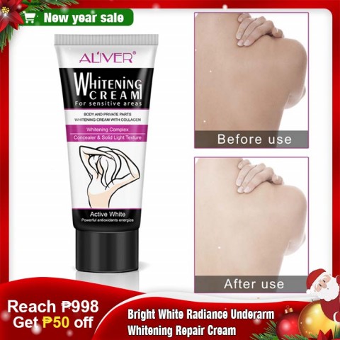 Bright white radiance underarm whitening repair cream