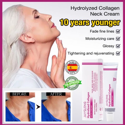 (Hot sale in Spain)Hydrolyzed Collagen Neck Cream-Lighten Neck Lines