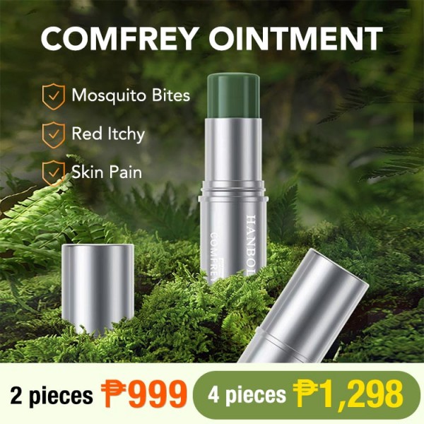 Insect repellent and antipruritic comfre..
