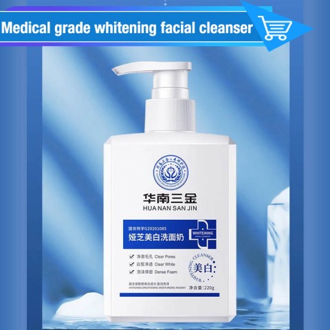 Medical grade whitening facial cleanser