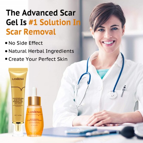 Scar Remover Gel Cream Acne Treatment Whitening Moisturizer Serum Skin Care