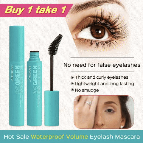 Buy 1 Get 1 999-Waterproof Volume Eyelash Mascara-Harvest big eyes in 1 second