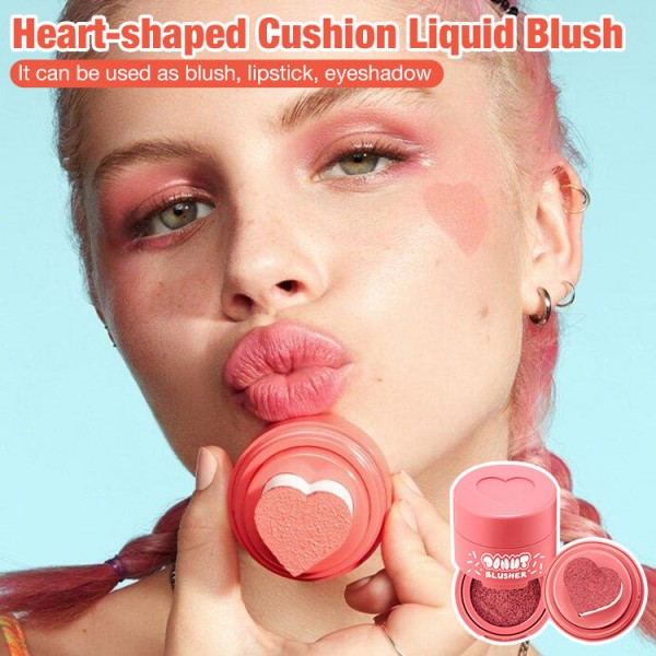 Heart-shaped Cushion Liquid Blush