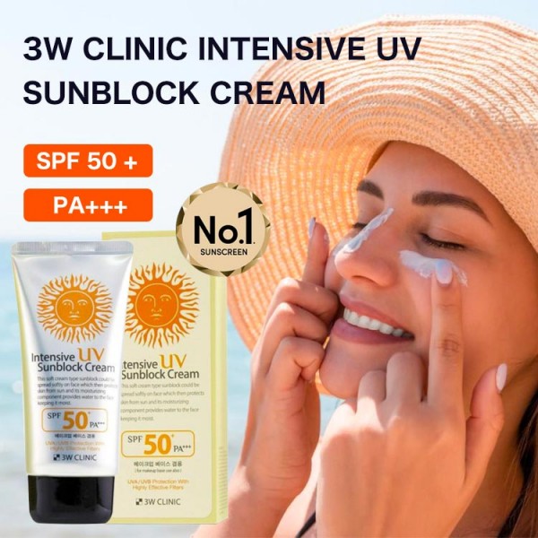 3W Clinic Intensive UV Sunblock Cream..