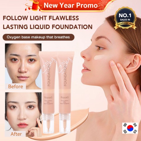 The Korean heroine same style follow light flawless makeup liquid foundation