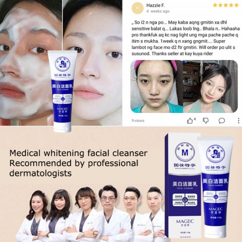 Hot selling whitening facial cleanser in Japan - whitening, removing blackheads, acne