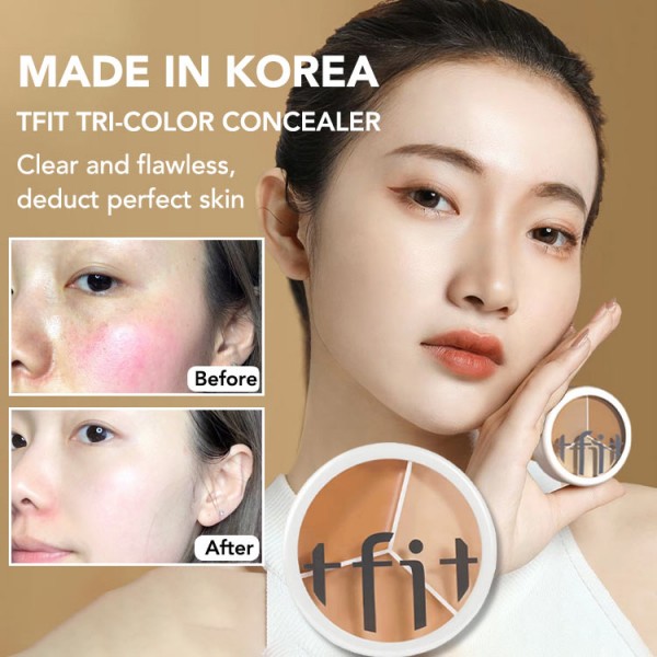 Korea TFIT Tri-color Concealer..