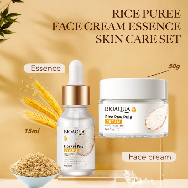 Rice puree face cream essence skin care ..
