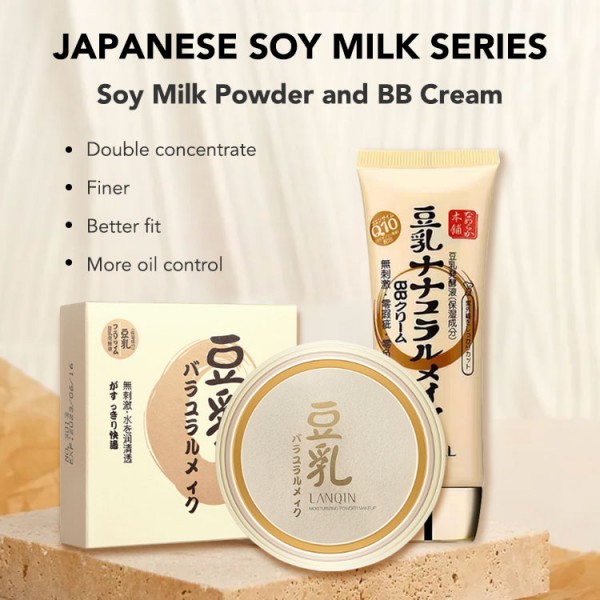 Concealing and Setting Soy Milk Powder a..